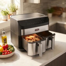 Silver SL-1003 Aerofritür 3.8L 1500W Sensorlu Air Fryer