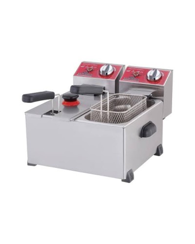 Silverinox 2141 Elektrik Fritöz 3+3 Litr İkili Qazan 4000W