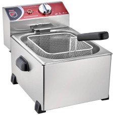 Silverinox Elektrik Fritöz – 5+5 Litr, İkili Kamera, Paslanmayan Polad