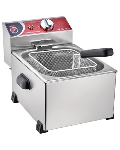 Silverinox Elektrik Fritöz – 5+5 Litr, İkili Kamera, Paslanmayan Polad