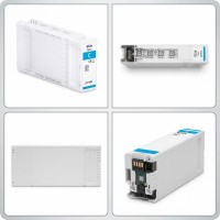 Epson UltraChrome XD2 T41F240 C13T41F240 Cyan Original Mürəkkəb Kartrici 350 ml