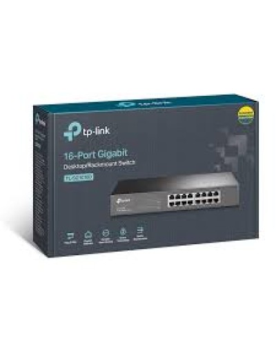 TP-Link TL-SG1016D 16-портовый гигабитный неуправляемый коммутатор 10/100/1000 Мбит/с