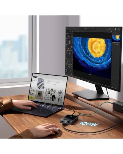 Baseus PioneerJoy 8-in-1 USB-C Hub 4K@120Hz 100W PD Multiport Docking Station