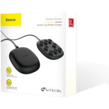 Simsiz şarj cihazı Baseus Suction Cup Wireless Charger 10W Black