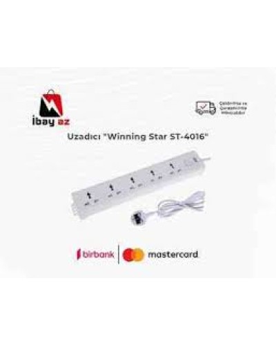 Winning Star ST-4010 3-lü Universal Rozetka