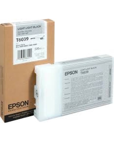 Epson T6039 C13T603900 Light Light Black Оригинальный струйный картридж