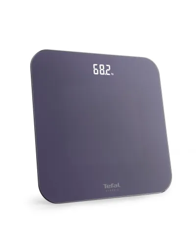 Tefal Classic PP1904V0 Döşəmə Tərəzi – 180 kq, Şüşə Platforma və Zərif Bənövşəyi Dizayn