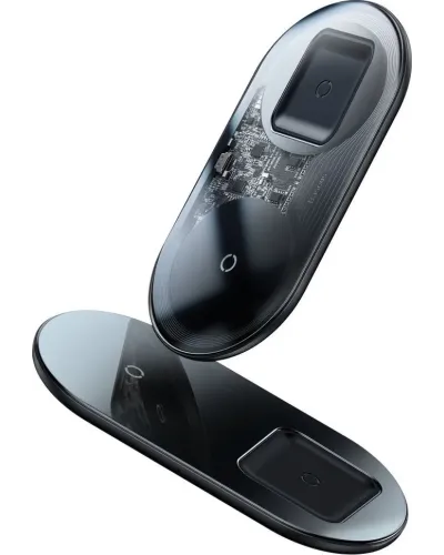 Baseus Simple Pro 2-in-1 BS-W508 WXJK-CA02 Simsiz Şarj Cihazı