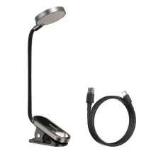 Baseus Comfort Reading Mini Clip Lamp Qısqaclı Masa Lampası Tünd Boz (DGRAD-0G)