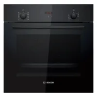Quraşdırılan soba Bosch HBF512BB1T – Serie 2, 66 L, 3D Hotair, Qara