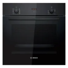 Quraşdırılan soba Bosch HBF512BB1T – Serie 2, 66 L, 3D Hotair, Qara