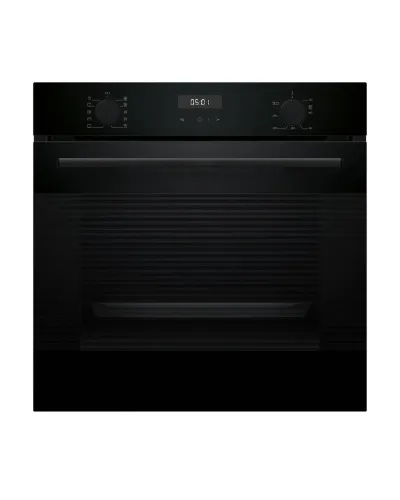 Quraşdırılan soba Bosch HJA737BA0 – Serie 4, 76 L, 10 Rejim, Qara