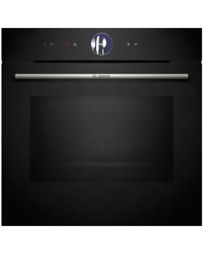 Bosch HMG776NB1 Ankastre Soba – Serie 8, 71 L, Mikrodalğa + 4D Hotair, Pyrolytic, Home Connect