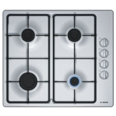 BOSCH PBP6C5B62Q Bişirmə Paneli – 4 Qaz Ocaq, Paslanmaz Polad, Gümüşü