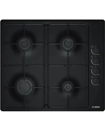 Bosch PBP6C6K80Q Qaz Bişirmə paneli – 4 Konfor, Çuqun Barmaqlıq