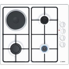 BOSCH PBY6C2B82Q Bişirmə Paneli – 3 Qaz + 1 Elektrik, Ağ Rəng