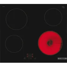 BOSCH PKE611BA2E Bişirmə Paneli – 4 Elektrik, Şüşə Keramika (SCHOTT CERAN), Qara
