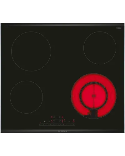Bosch PKF675FP2E Elektrik Plitə – 4 Zona, Şüşə-Keramika Səth