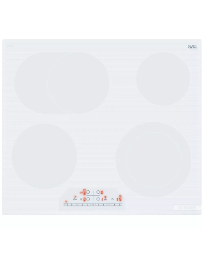 Bosch PKN652FP2E Elektrik Plitə – 4 Zona, Şüşə-Keramika Səth Ağ