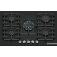 Bosch PPQ7A6I45 Bişirmə Paneli – 5 Gözlü Qaz, WOK, Şüşə Səth