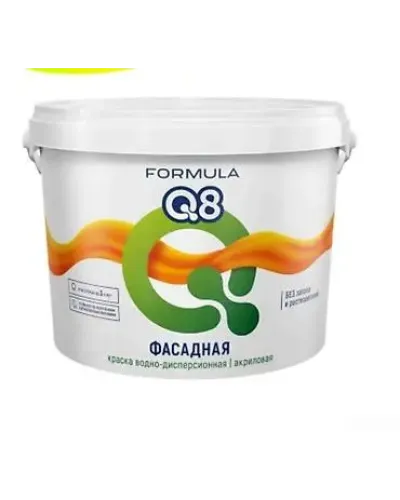 Профессиональная фасадная краска на акриловой основе, 13 кг