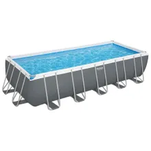Профессиональный каркасный бассейн Bestway 5612B Power Steel (640x274x132 см) с цифровой точностью сборки