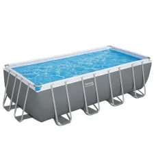 Peşəkar Bestway 56671 Power Steel Hovuz Dəsti (488x244x122 sm) Rəqəmsal Konstruksiya Stabilliyi