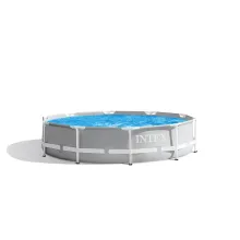 Профессиональный каркасный бассейн Intex 26700 Prism Frame (305x76 см) с цифровой точностью сборки