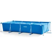 Peşəkar Intex 28273 Rectangular Frame Hovuz Dəsti (450x220x84 sm) Rəqəmsal Konstruksiya Stabilliyi