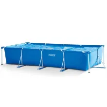 Профессиональный каркасный бассейн Intex 28273 Rectangular Frame (450x220x84 см) с цифровой точностью сборки
