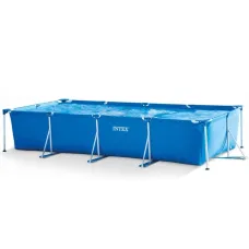 Профессиональный каркасный бассейн Intex 28273 Rectangular Frame (450x220x84 см) с цифровой точностью сборки
