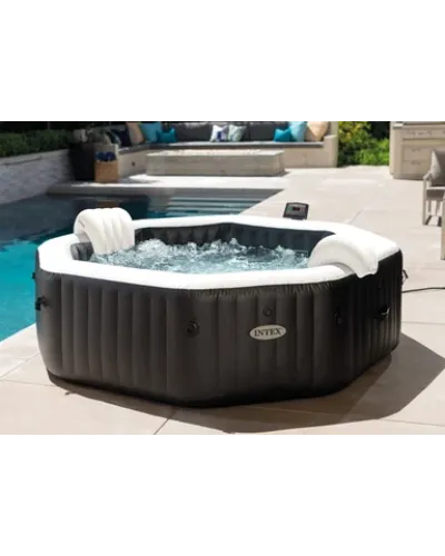 Профессиональный СПА-бассейн Intex 28458 PureSpa Jet & Bubble Deluxe (201x71 см)