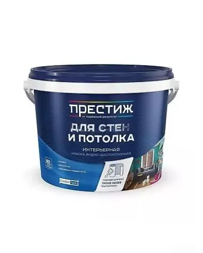 Профессиональная матовая краска для стен и потолков, 25 кг