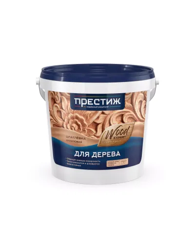 Профессиональная акриловая шпаклевка по дереву, 1 кг (Цифровая реставрация)
