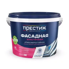 Профессиональная эластичная фасадная краска, 10 кг (Цифровая защита)