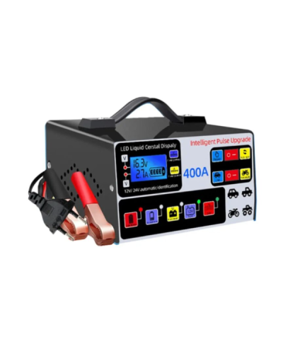 Professional Akkumulyator Doldurma Cihazı (Charger & Starter) 12/24 V (400A)