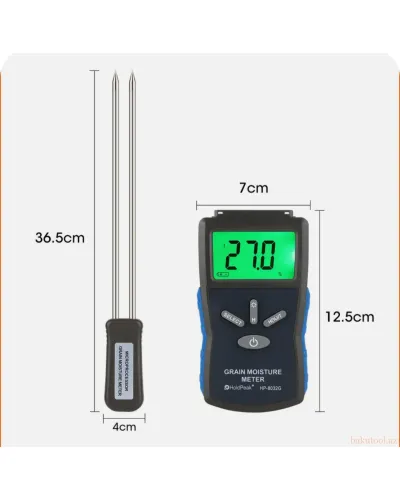HoldPeak HP-8032 G Professional Rəqəmsal Hiqrometr (Nəmölçən)