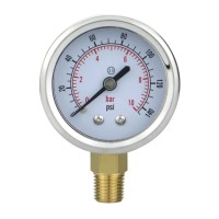 MAIRUIKE Professional Yüksək Təzyiq Manometri (0-600 Bar / 8600 PSI)