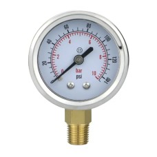 MAIRUIKE Professional Yüksək Təzyiq Manometri (0-600 Bar / 8600 PSI)