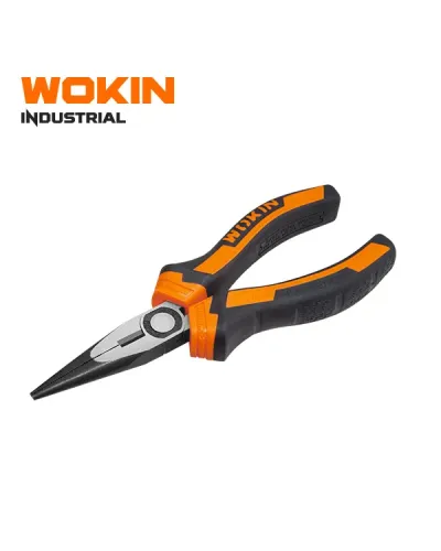 WOKIN Endüstriyel Düz Uclu Kargaburun 200 mm (8") – Dəqiq və Güclü Tutma Aləti