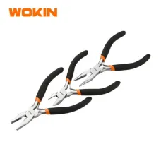 WOKIN 3 Parçalı Mini Pense Takımı 115 mm (4.5") – Dəqiq və Rahat İşlər üçün