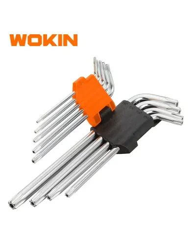 WOKIN 9 Parça Uzun Torx Allen Açar Dəsti – Professional Alət Takımı