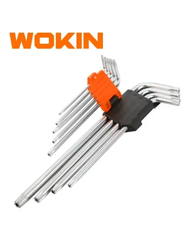 WOKIN 9 parça extra uzun Torx allen açar dəsti