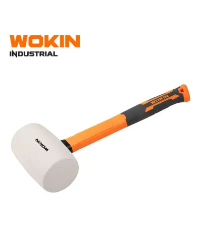 WOKIN Endüstriyel Lastik Tokmak 450 gr Fiberglas Sap – Zərbəsiz və Dəqiq İş üçün