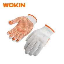 WOKIN PVC Nöqtəli Əlcək 10 (XL) – 12 cüt (1 paket)