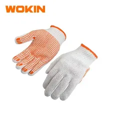 WOKIN PVC Nöqtəli Əlcək 10 (XL) – 12 cüt (1 paket)