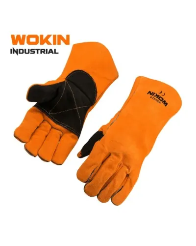 WOKIN Qaynaq Əlcəyi 14" (350 mm) – İstiyədavamlı Peşəkar Qoruyucu Əlcək