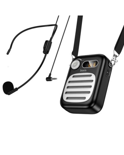 HOCO L23 Lemony Speaker Portativ Kolonka Mikrofonlu 5W Black