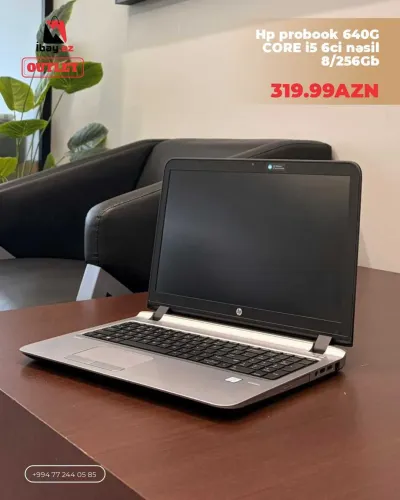 HP ProBook 640 G1 Ноутбук Intel Core i5 6-го Поколения 8GB RAM 256GB SSD