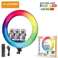 Plokama LIVE-R56 PRO RGB LED Ring Light Stativli 220V
